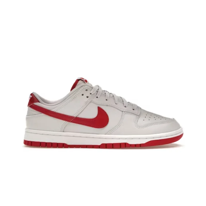 OG batch Nike Dunk Low Vast Grey Varsity Red 