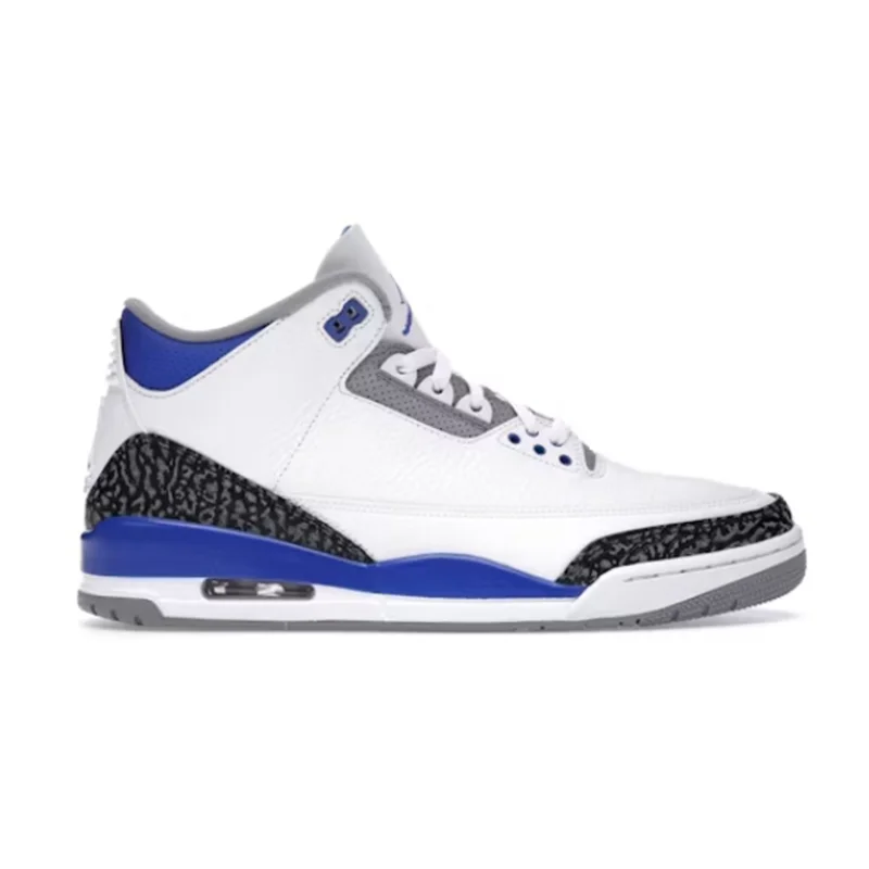 PB batch Jordan 3 Retro Racer Blue 