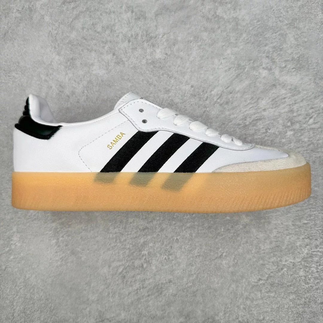 Adidas Sneakers Samba Platform — Black and white classic