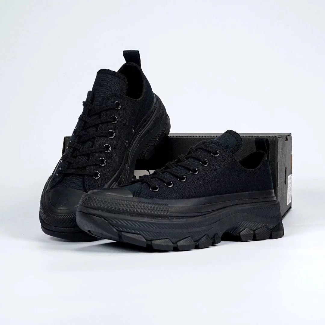 Converse Sneakers All Star 100 Trekwave H platform canvas — Black low-top