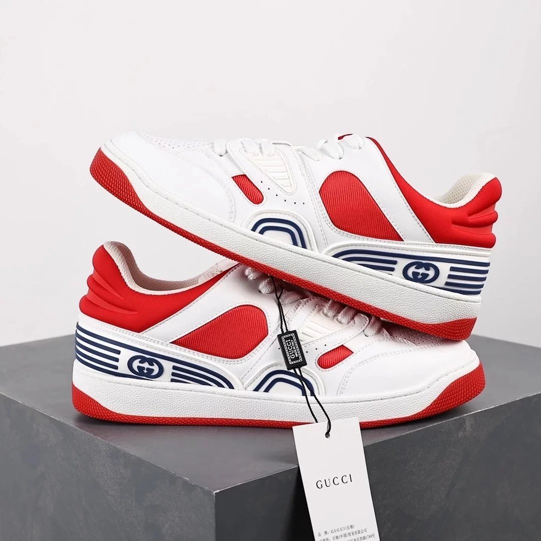 Gucci Sneakers Basket low-top — White red blue