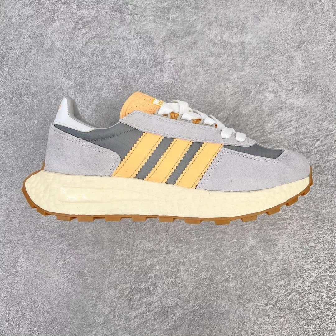 Adidas Sneakers Retropy E5 — gray yellow white tail