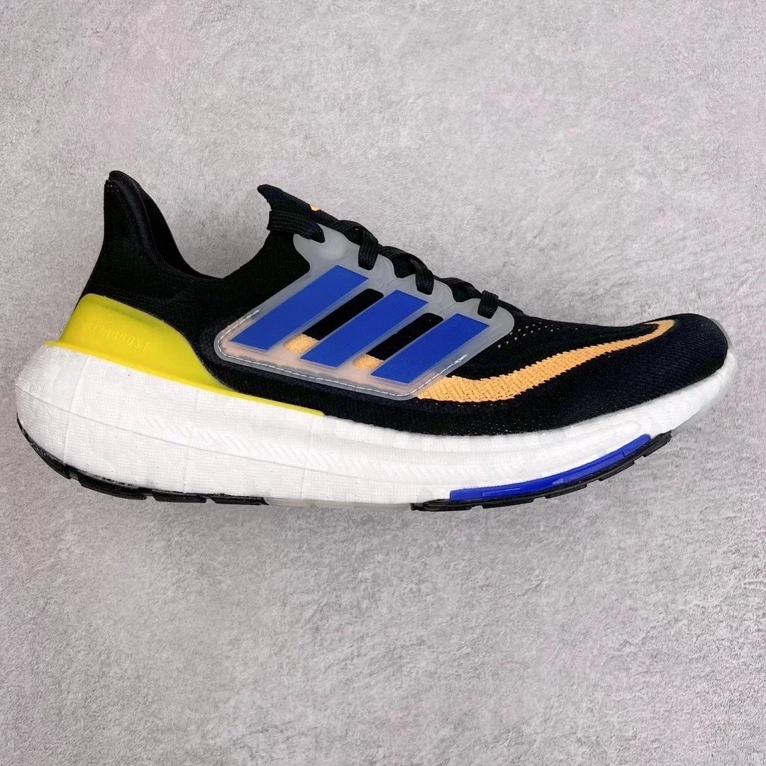 Adidas Sneakers Ultraboost Light — Black, yellow, and blue