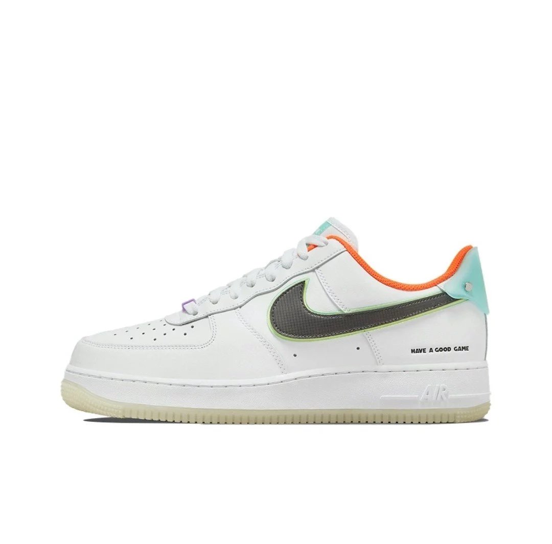 Nike Sneakers Air Force 1 Low — White orange