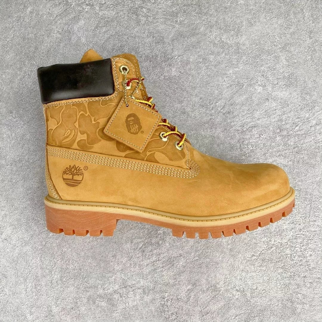 Timberland Boots Lace-Up Ankle with Lug Soles — Khaki pattern