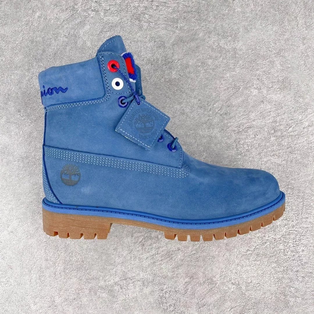 Timberland Boots Lace-Up Ankle with Lug Soles — Dark blue