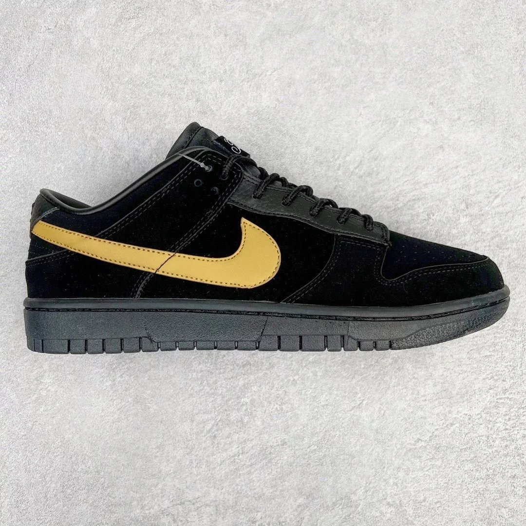 Nike Sneakers Dunk Low custom low-top — Black and yellow