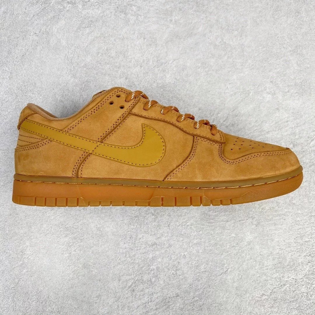 Nike Sneakers Dunk Low custom low-top — Wheat color