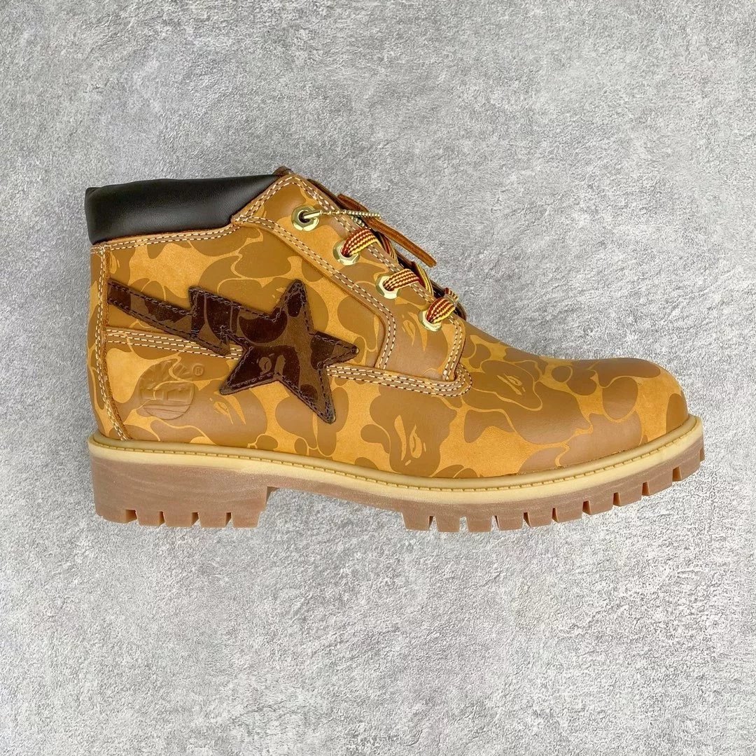Timberland Boots Lace-Up Ankle with Lug Soles — Khaki Low