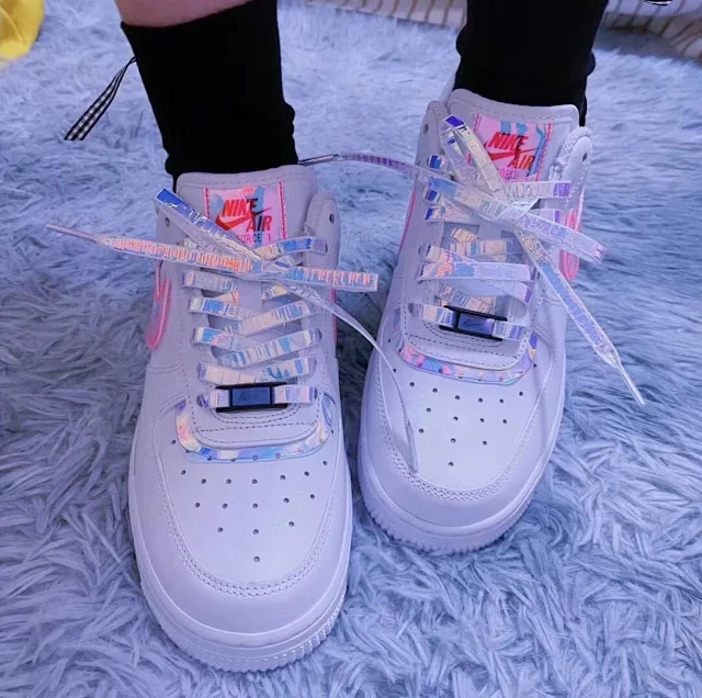 Nike Sneakers Air Force 1 low-top with graphic Swoosh designs product detail image 4