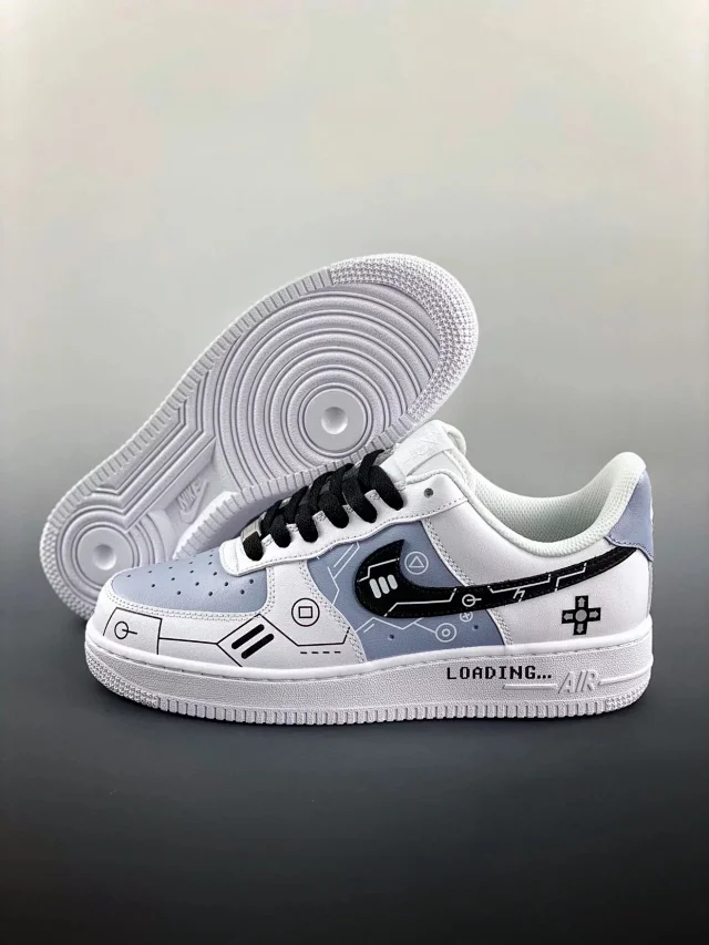 Nike Sneakers Air Force 1 low-top with graphic Swoosh designs product detail image 9