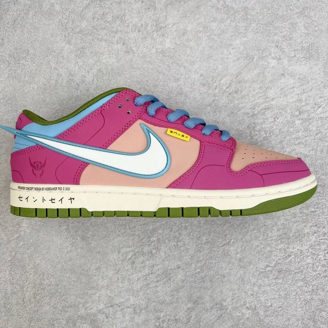 Nike Sneakers Dunk Low — Pink Blue