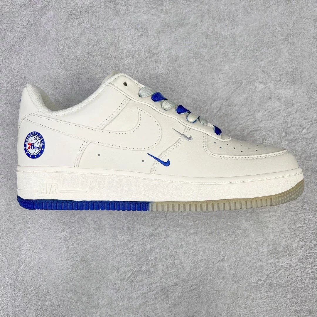 Nike Sneakers Air Force 1 Low '07 — White, gray, and blue