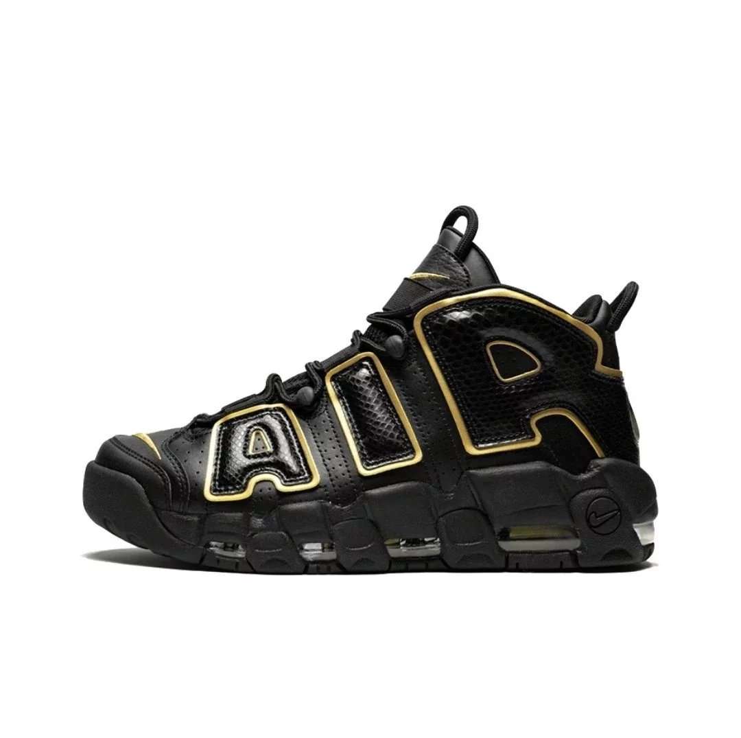 Nike Sneakers Air More Uptempo — Black Gold AV3810-001