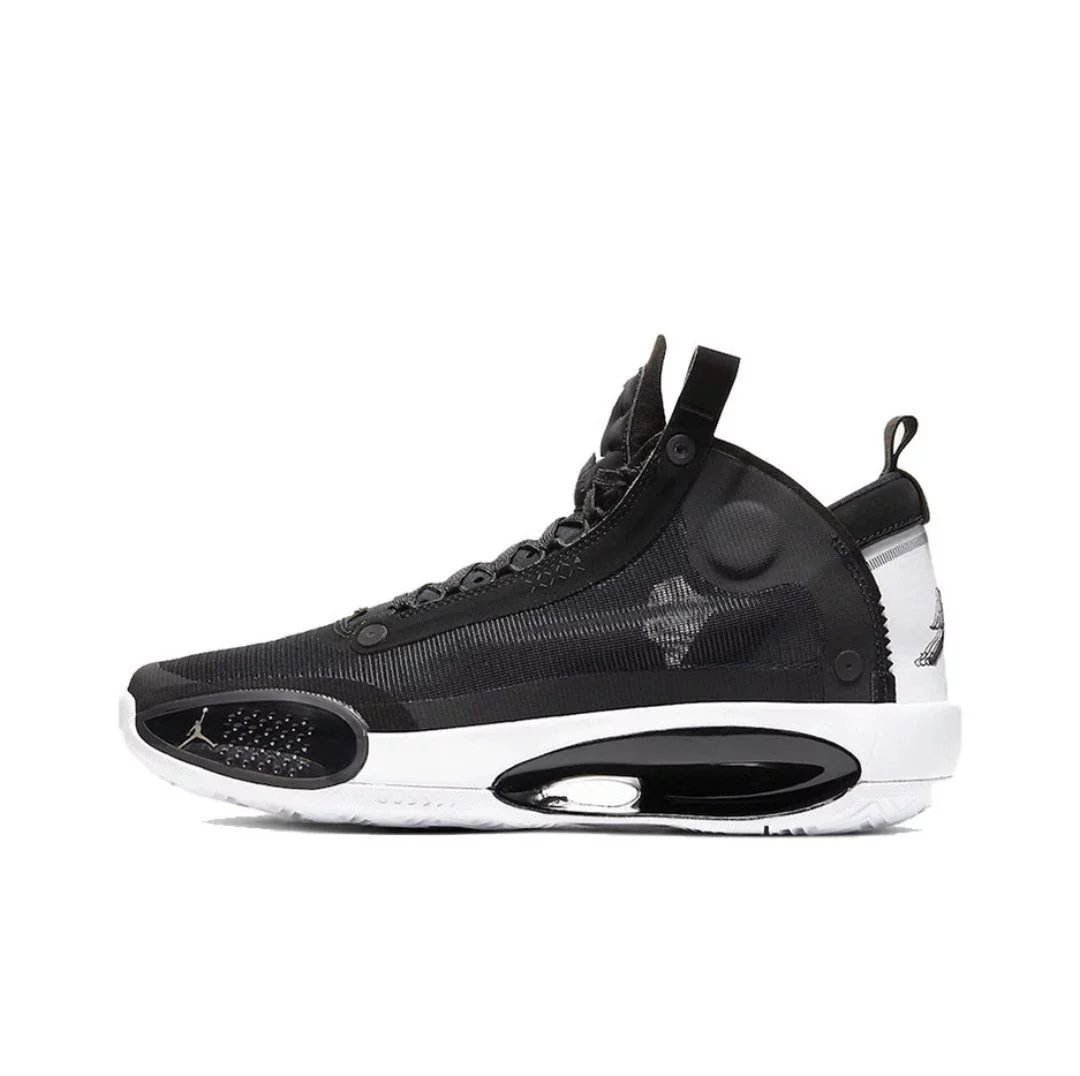 Jordan Sneakers Air XXXIV Basketball Shoes — Black and White Eclipse AR 3240-001