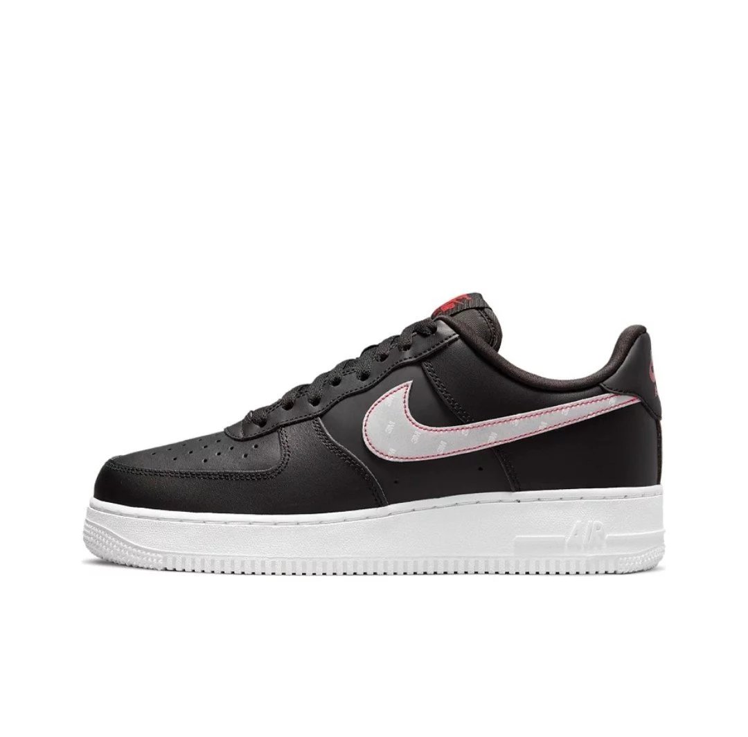 Nike Sneakers Air Force 1 Low — Black and red