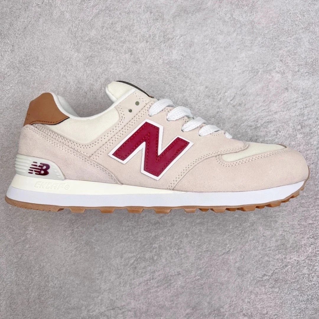 New Balance Sneakers 574 — Rice Red