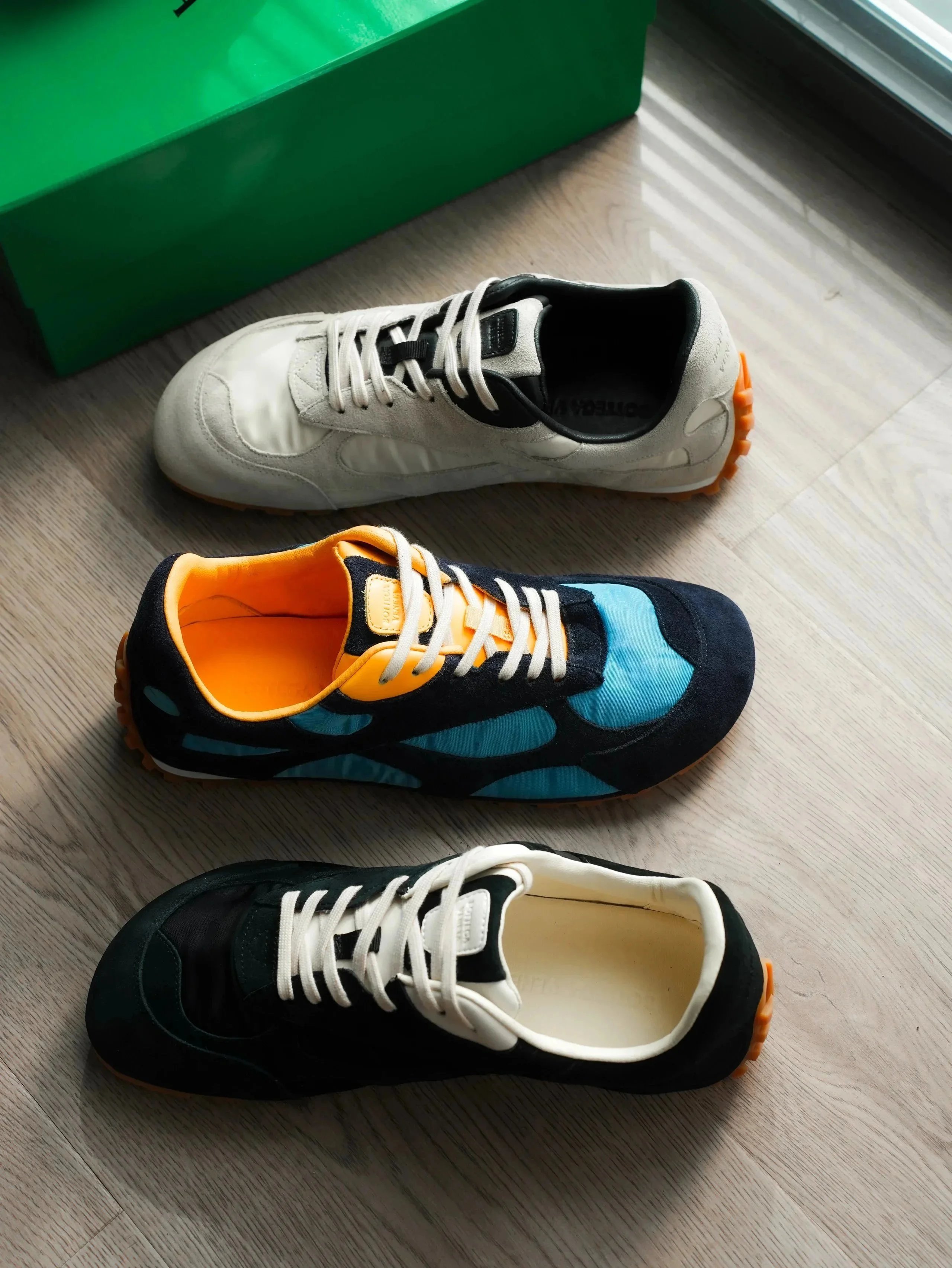 Bottega Veneta Sneakers Lace-up low-top with paneled uppers and gum lug soles image 5