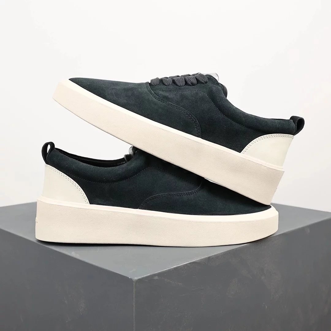 Unbranded Sneakers Low-Top Lace-Up Platform — Black