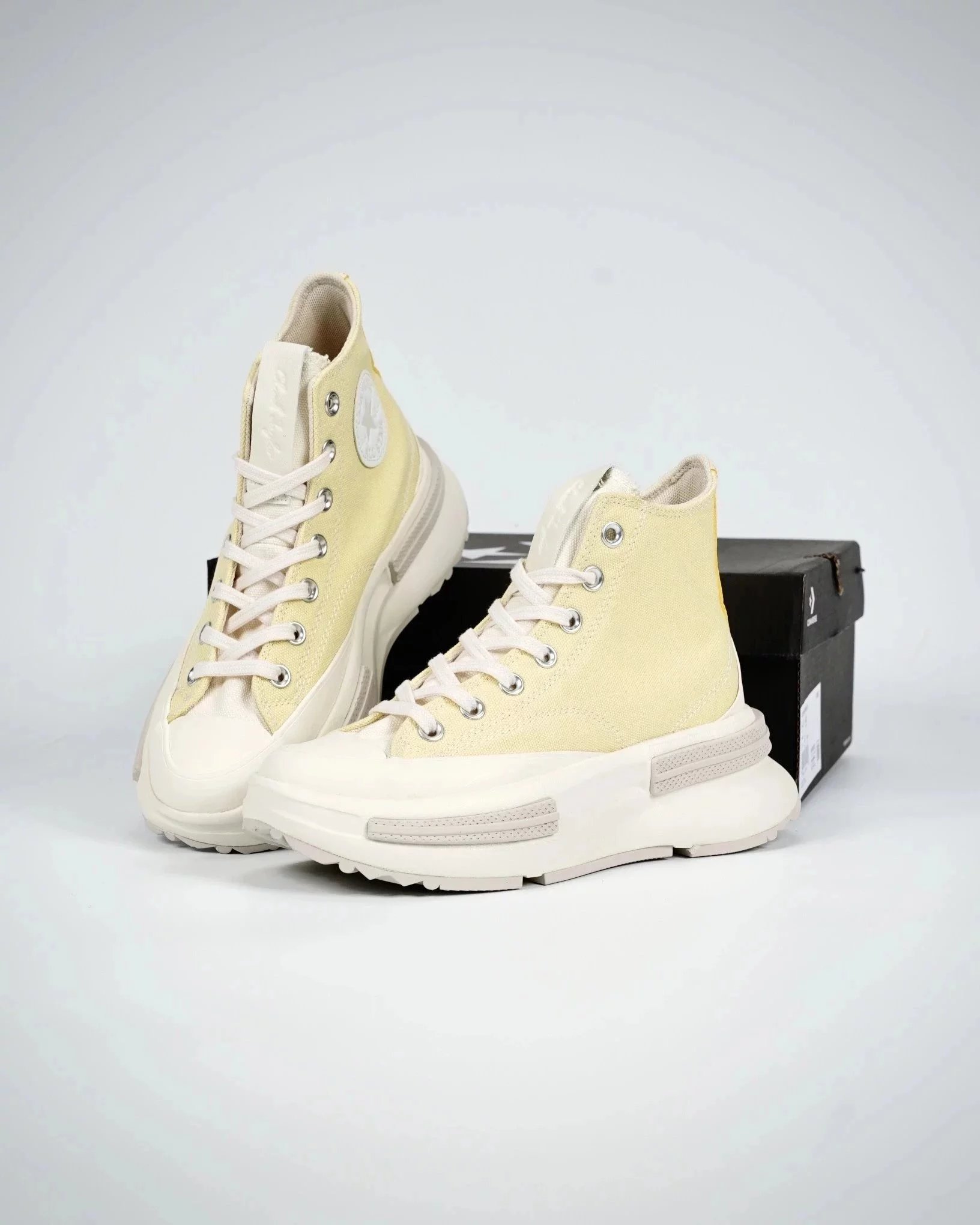 Converse Sneakers All Star 100 Trekwave H platform canvas — Pale yellow