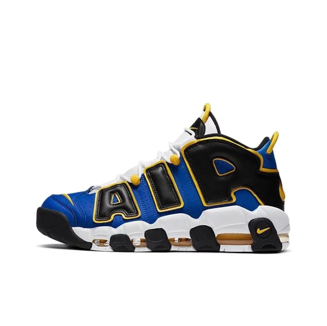 Nike Sneakers Air More Uptempo — Black, Yellow, and Blue DC1399-400