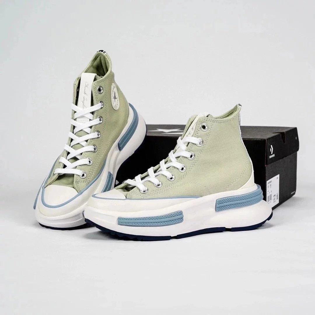 Converse Sneakers All Star 100 Trekwave H platform canvas — Matcha green
