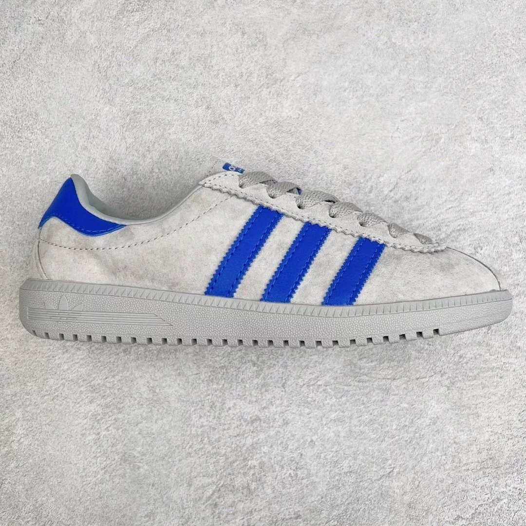 Adidas Sneakers Bermuda three-stripe low-top — Gray-blue