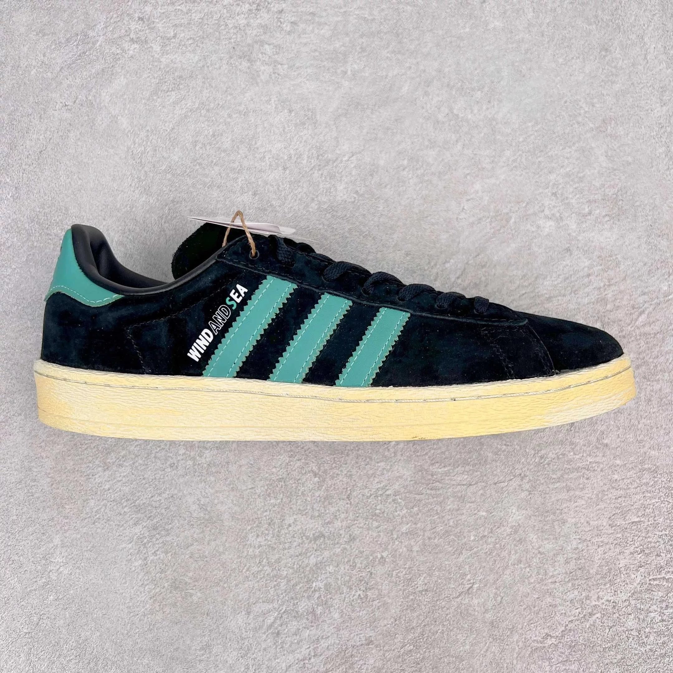 Adidas Sneakers Campus 80s — Black and green