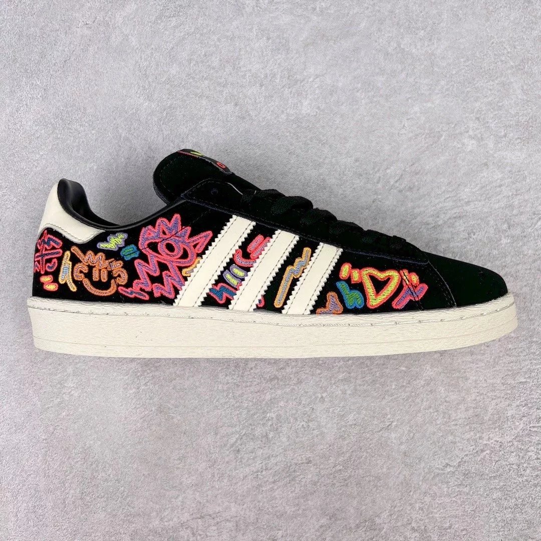 Adidas Sneakers Campus 80s — Black lottery