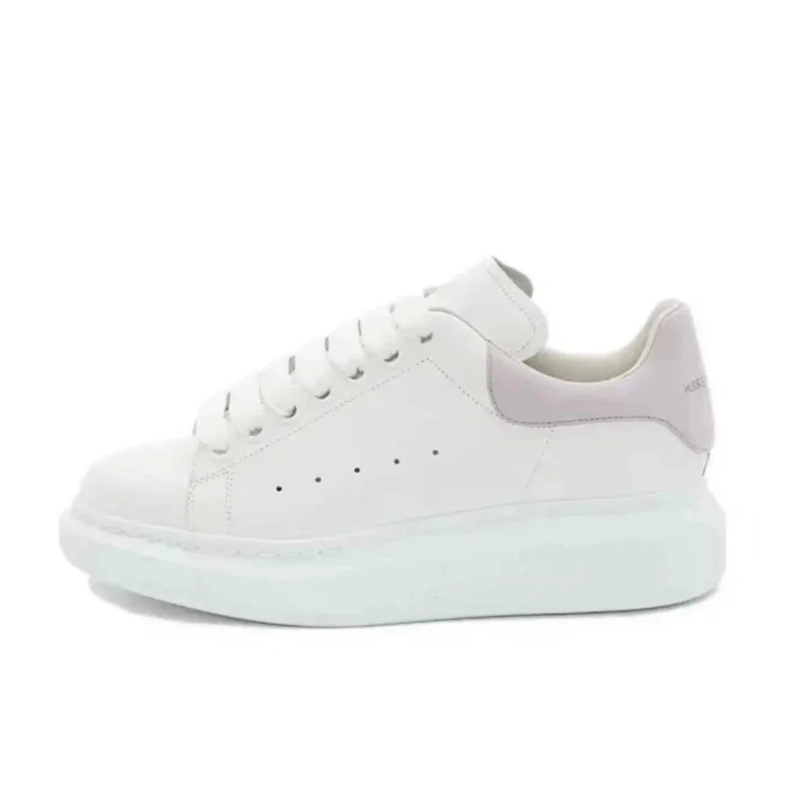 Unbranded Sneakers Chunky platform lace-up — White Purple 553770 WHGP 79490