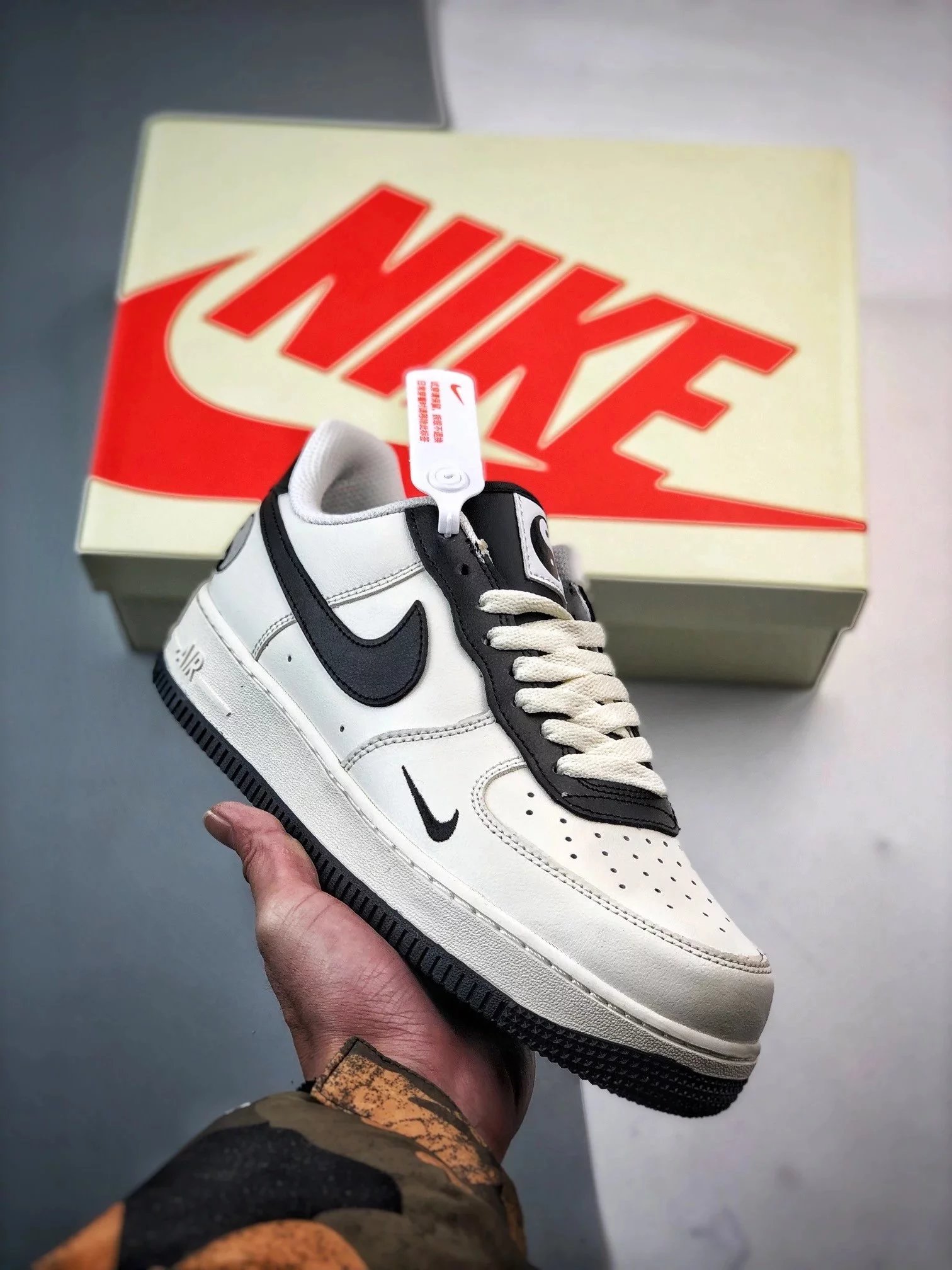 Nike Sneakers Air Force 1 Low — Tai Chi White and Black
