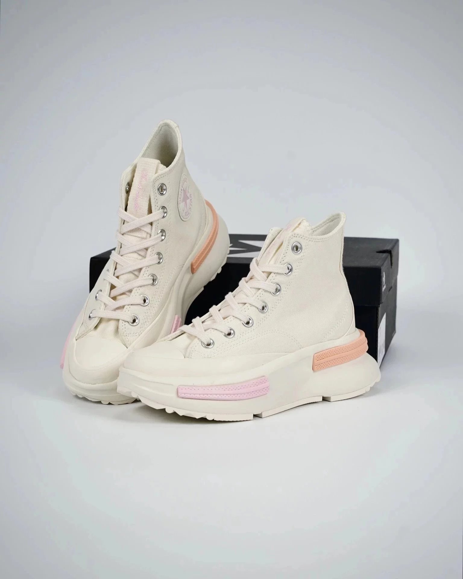 Converse Sneakers All Star 100 Trekwave H platform canvas — limited white powder