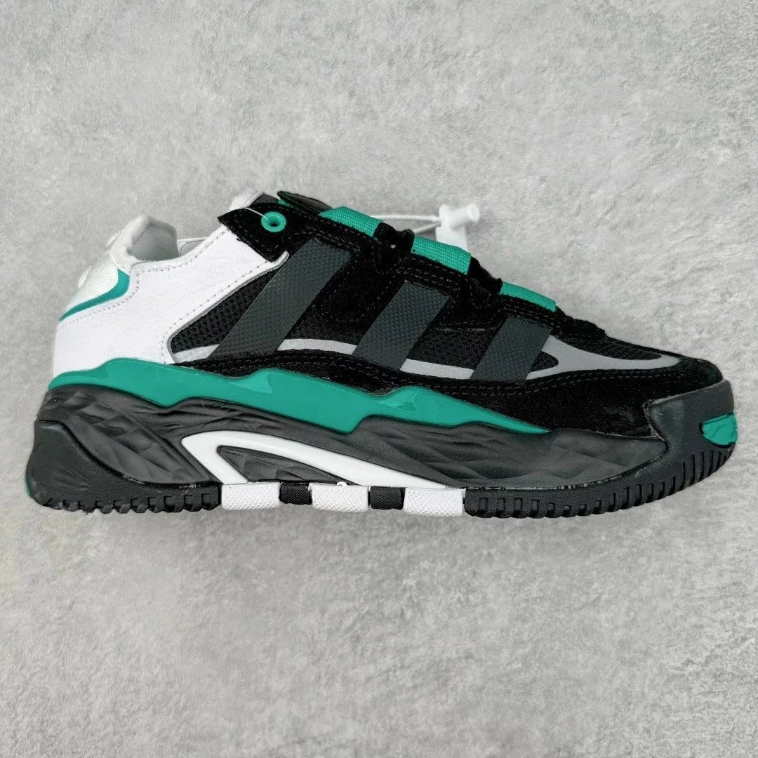 Adidas Sneakers Niteball — Black and green