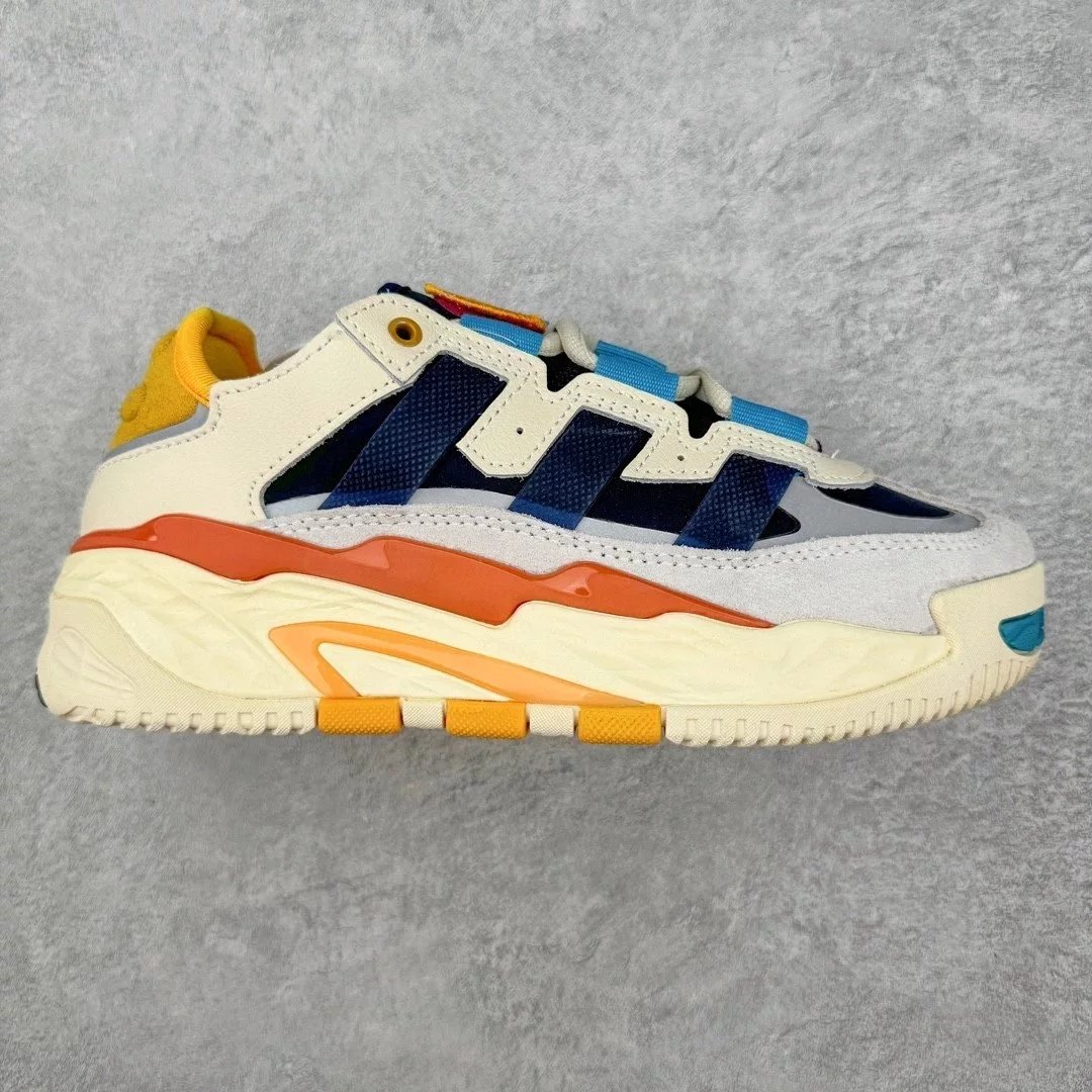Adidas Sneakers Niteball — blue yellow orange