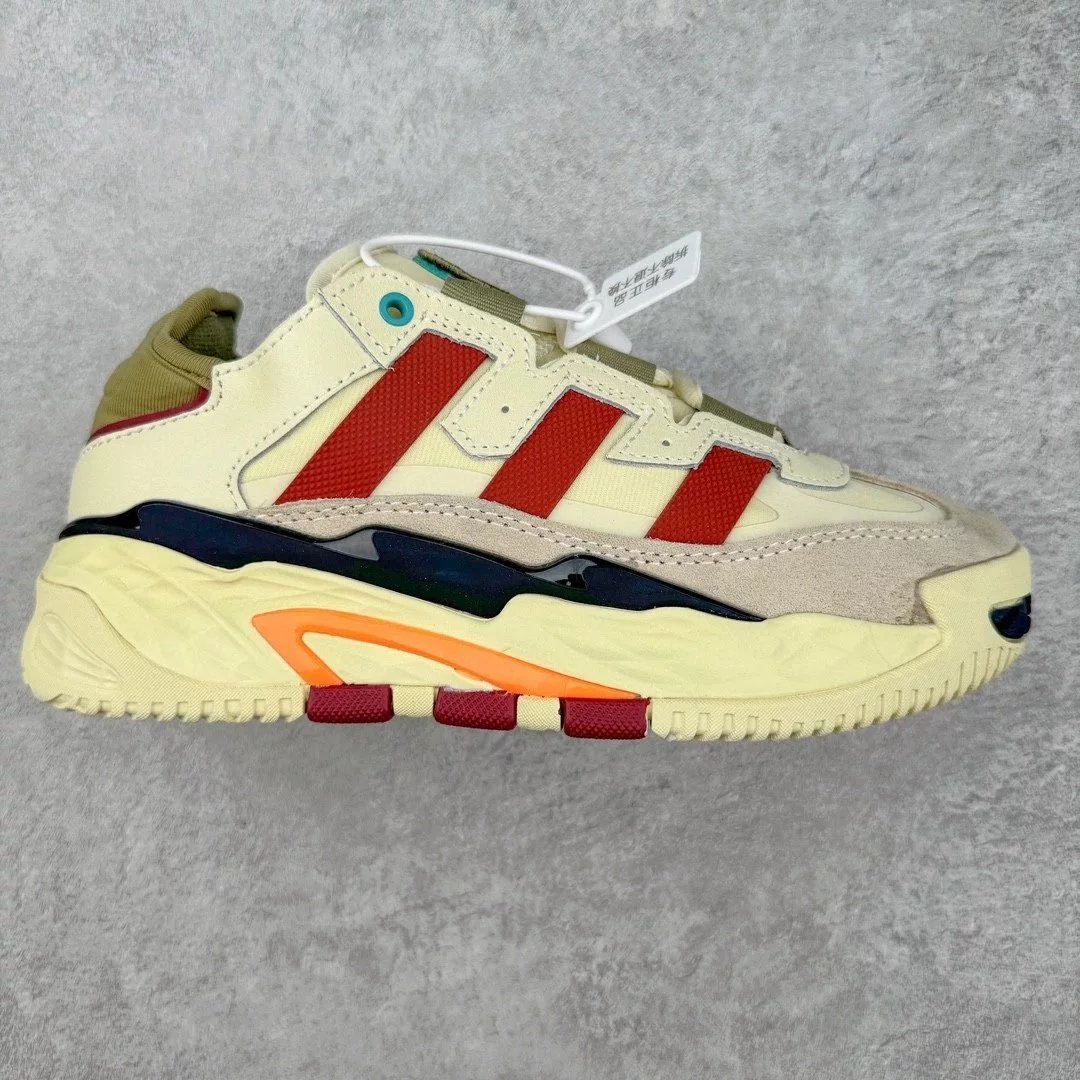Adidas Sneakers Niteball — yellow red green