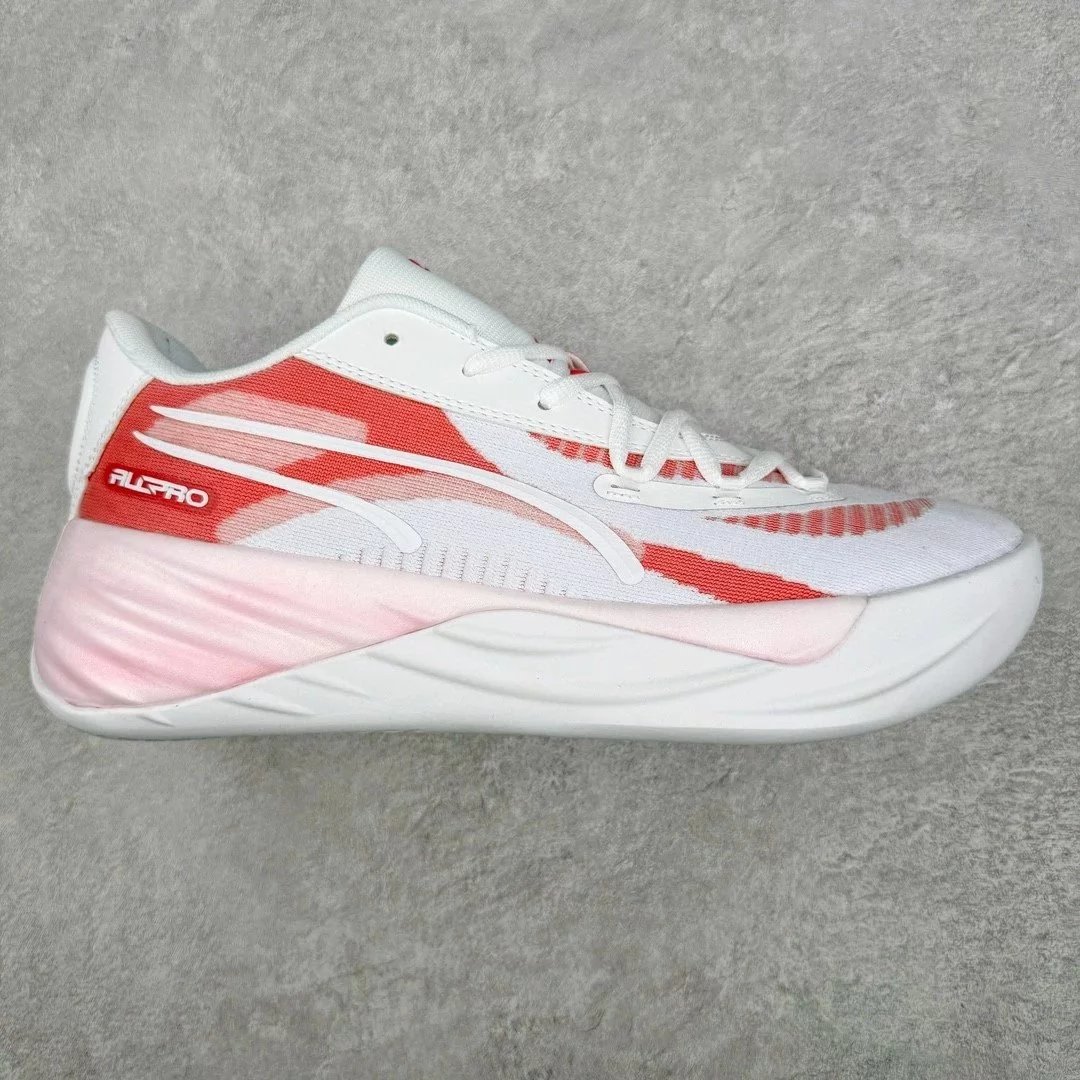 ALPRO Sneakers Low-Top Basketball — White and red