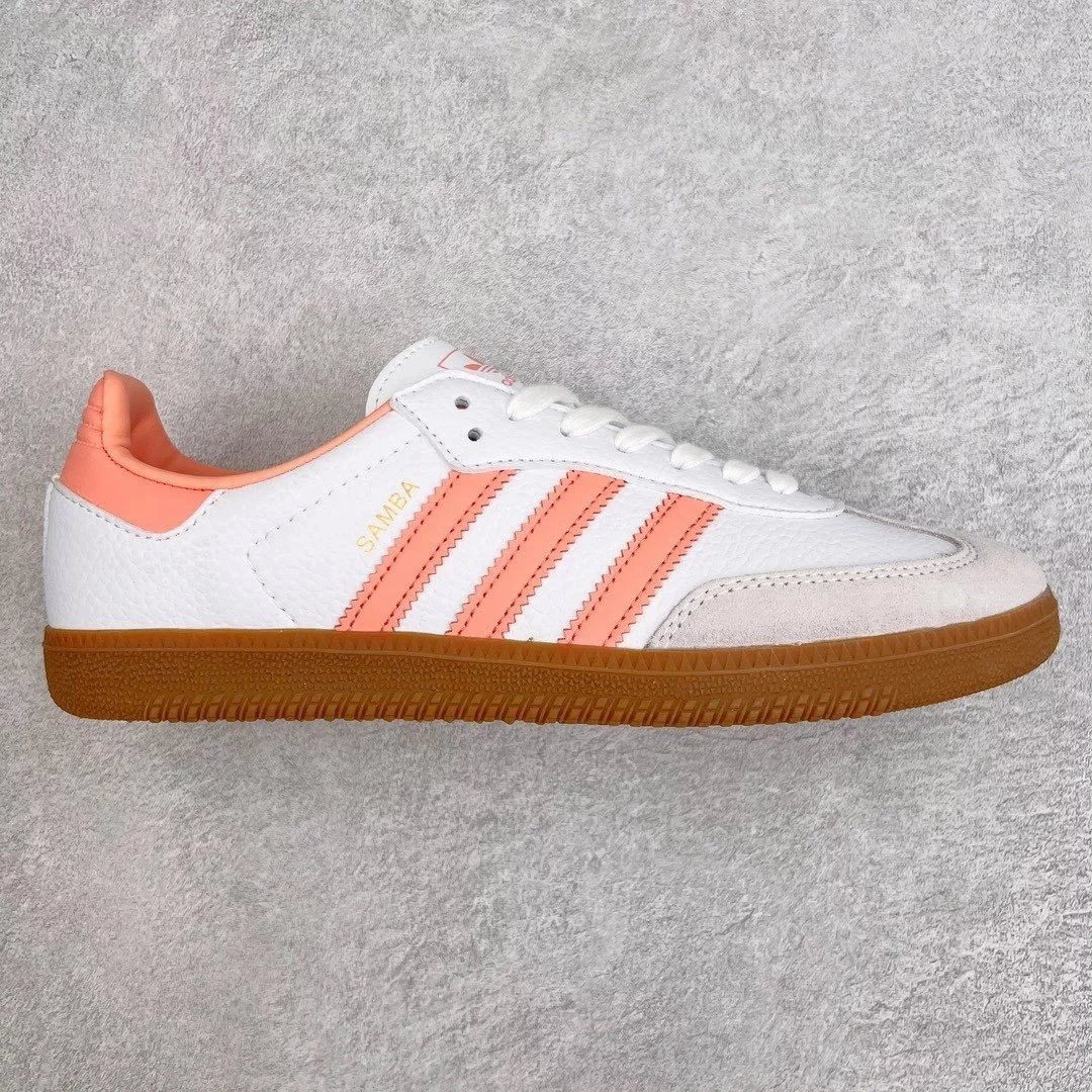 Adidas Sneakers Samba — White orange