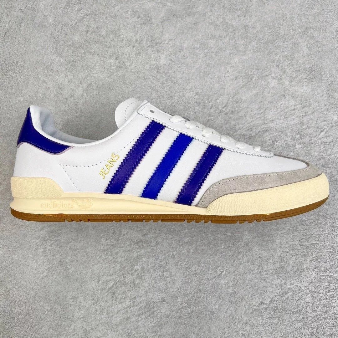 adidas Sneakers Jeans — White and blue