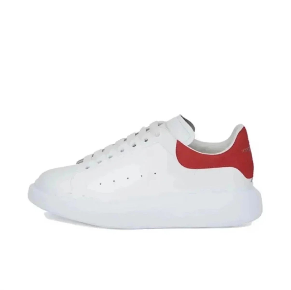 Unbranded Sneakers Chunky platform lace-up — White with a red tail 553680 WHGP 79676