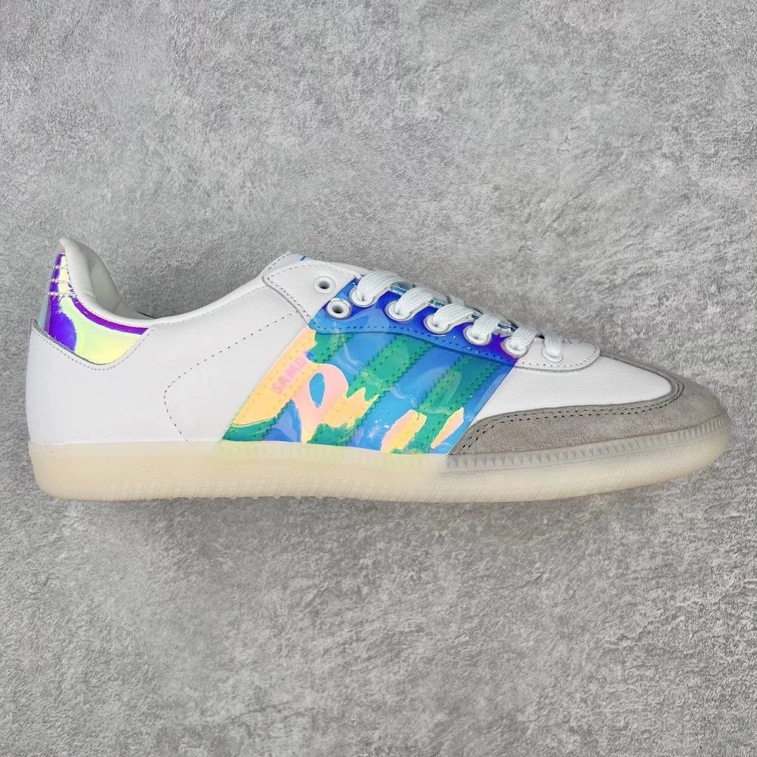 Adidas Sneakers Bermuda three-stripe low-top — White Color