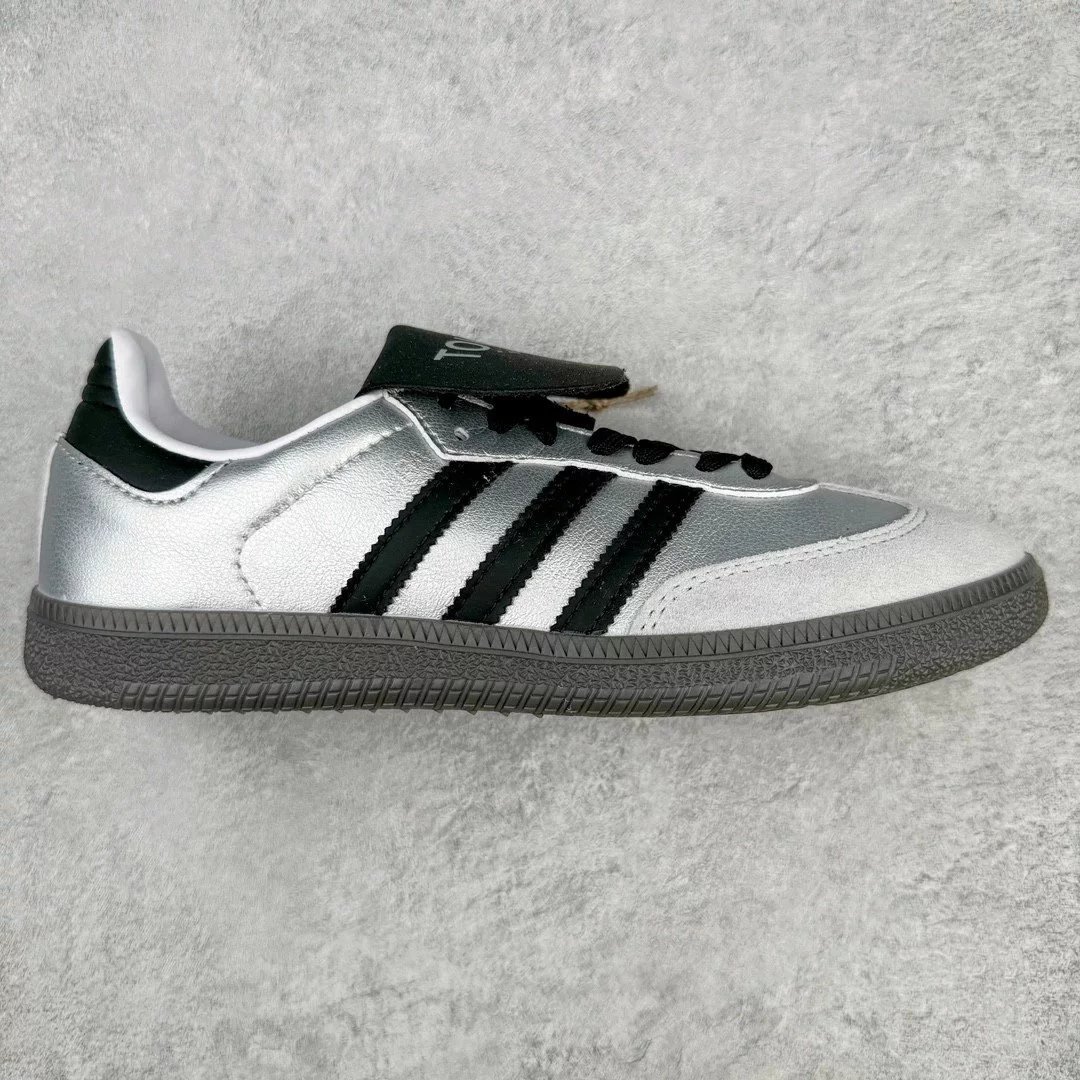 Adidas Sneakers Bermuda three-stripe low-top — Silver