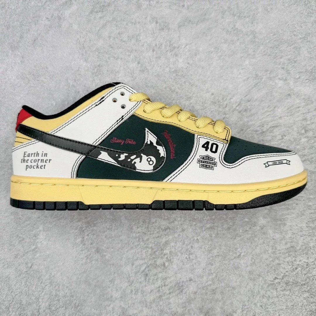 Nike Sneakers Dunk Low custom deconstructed — Dressed Oxidized Brown Black