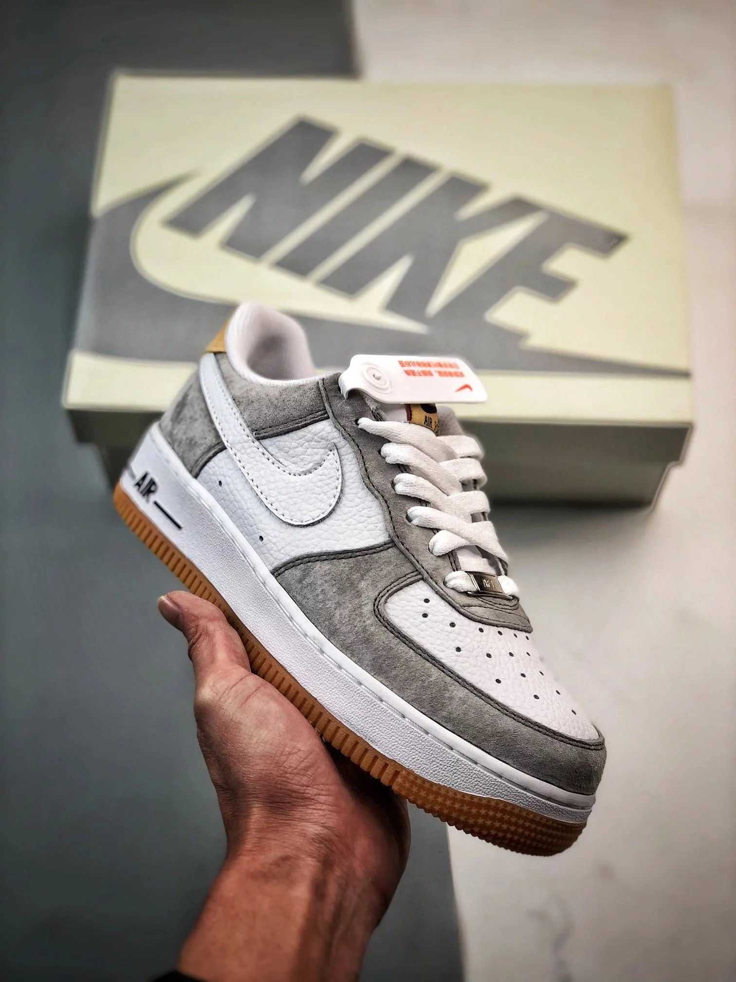 Nike Sneakers Air Force 1 Low — Raw white lime rubber