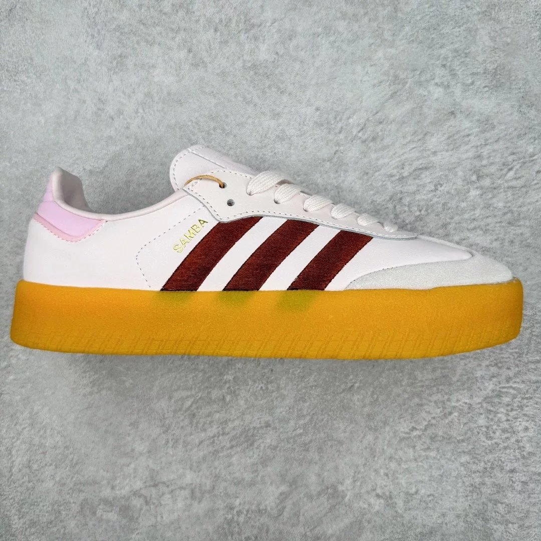 Adidas Sneakers Samba Platform — White pink