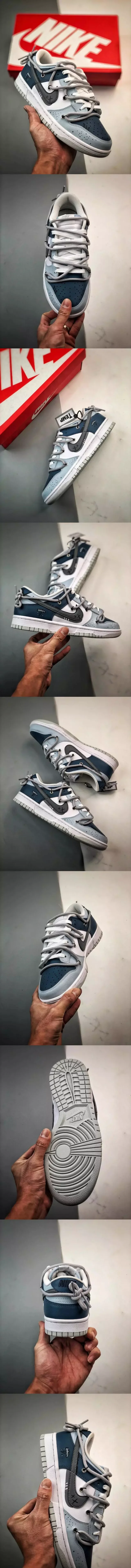 Nike Sneakers Dunk Low custom deconstructed product detail image 1