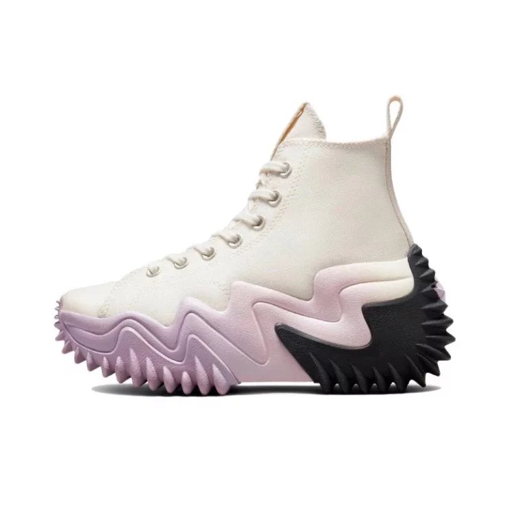 Converse Sneakers Run Star Motion high-top platform — White Purple