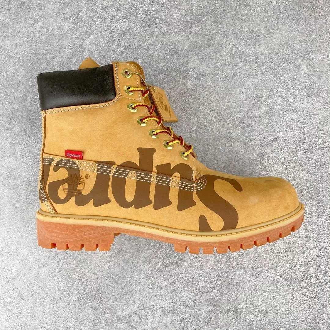 Timberland Boots Lace-Up Ankle with Lug Soles — Khaki Letters