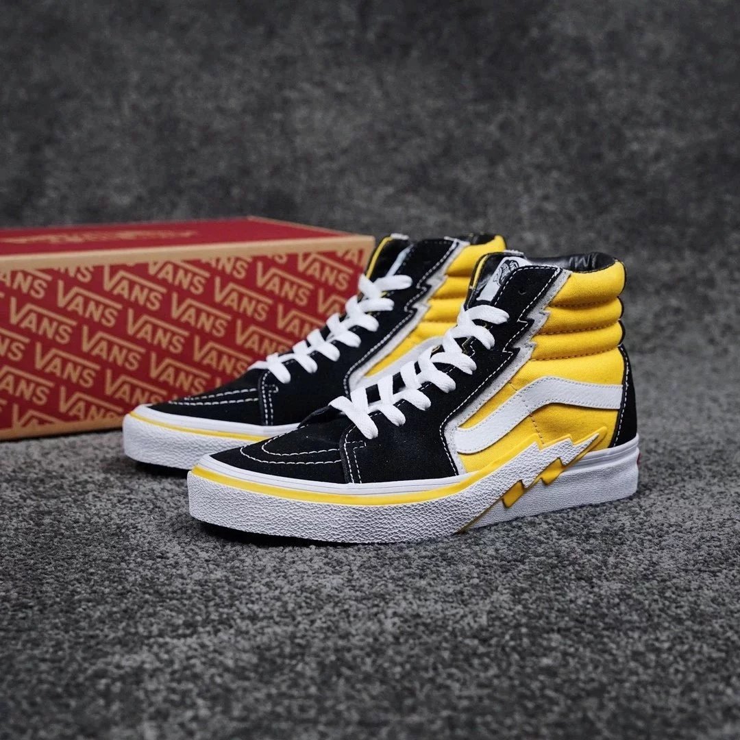 Vans Sneakers SK8-Hi deconstructed lightning-stitch high-top — Black Lightning