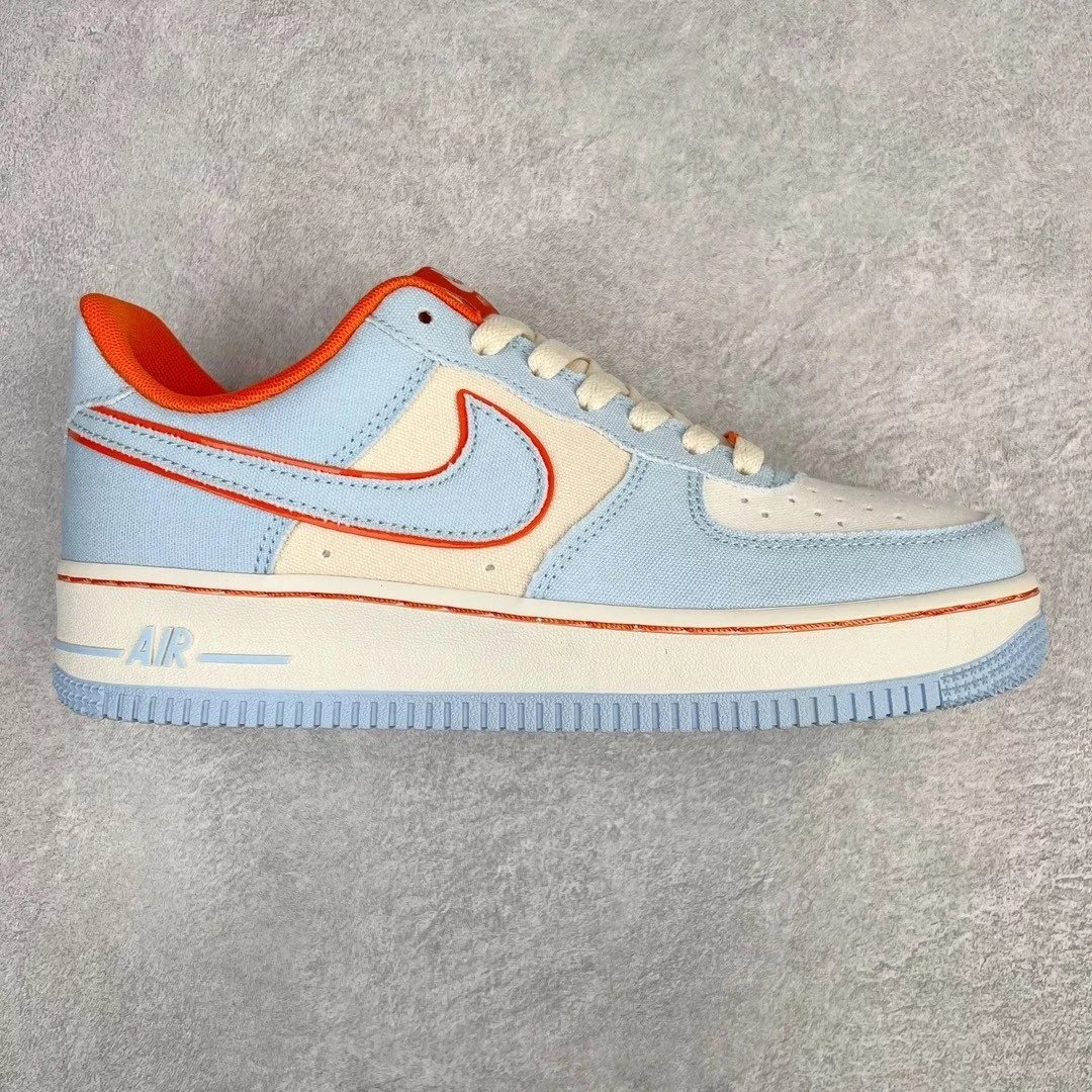 Nike Sneakers Air Force 1 Low Graphic — Rice Blue Red