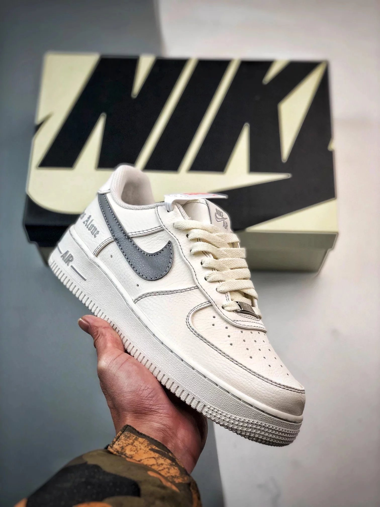 Nike Sneakers Air Force 1 Low — Beige-gray